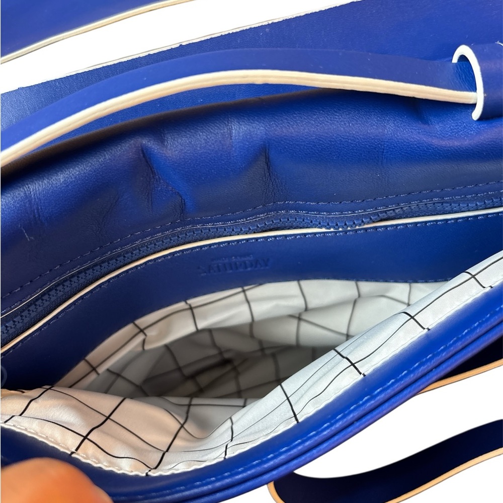 Kate Spade Saturday Blue Leather Crossbody Bag - Picture 7 of 11